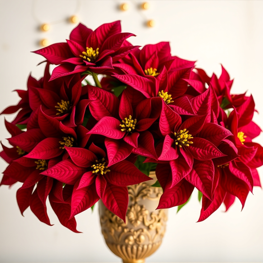 Large Red Poinsettia Bouquet