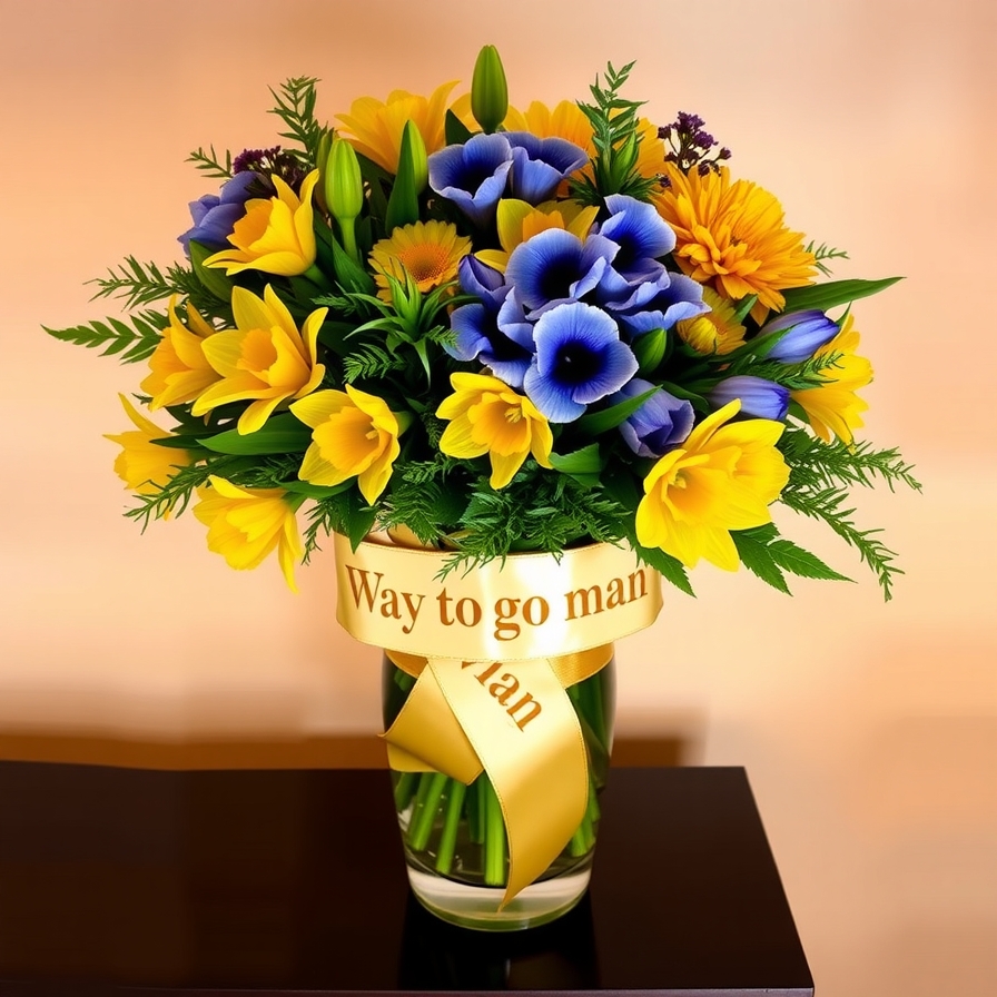Way to go Man Bouquet