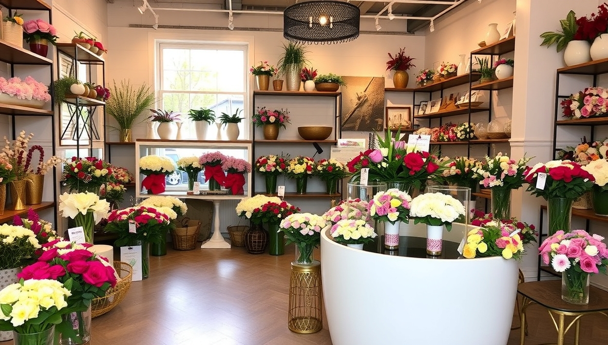 Our flower shop interior
